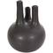 CosmoLiving by Cosmopolitan Black Round Ceramic Bud Vase Set